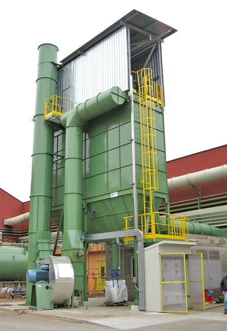 Application: Bag Filter for brushing machine 